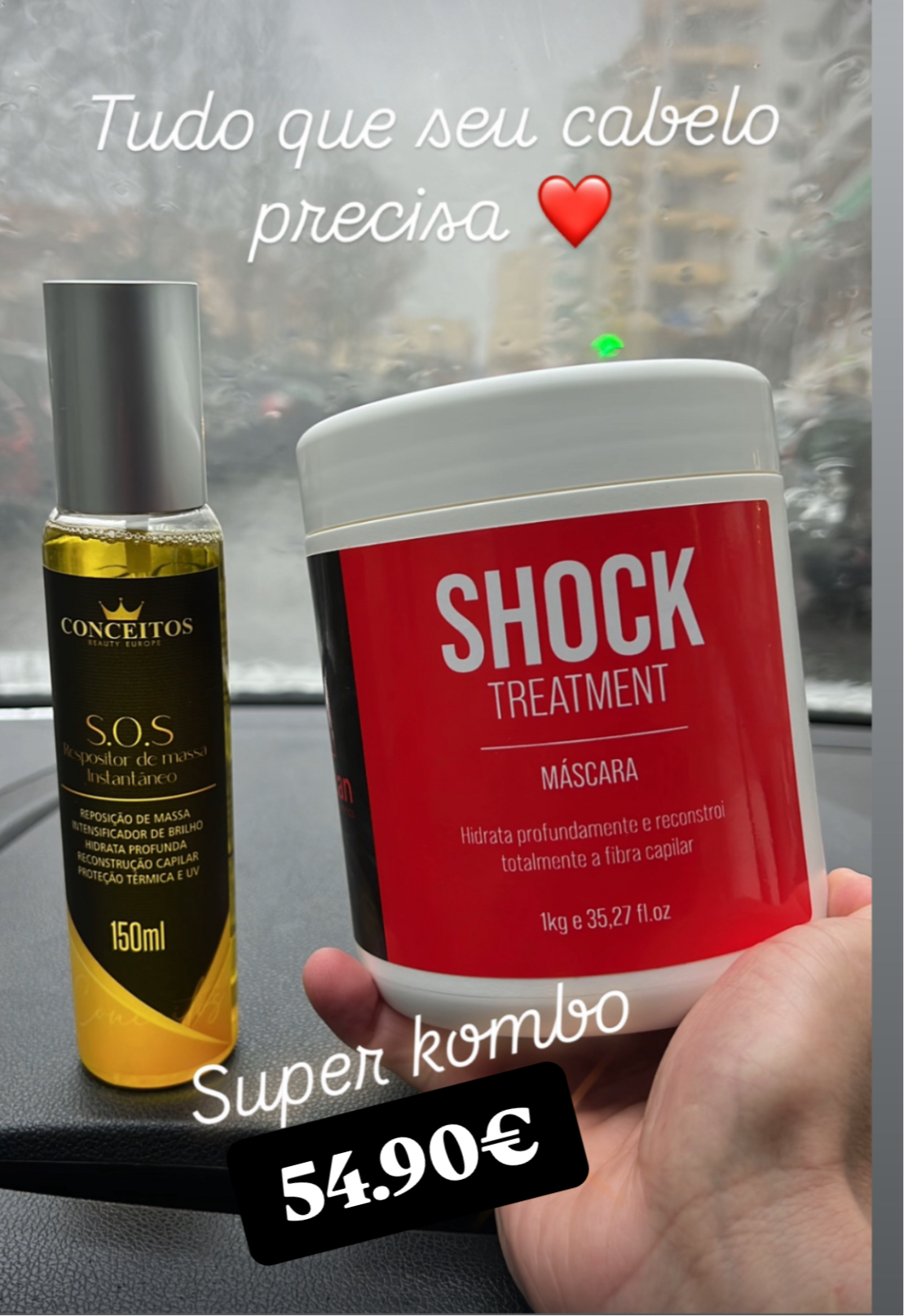 kit S.O.S Reconstrução SHOCK