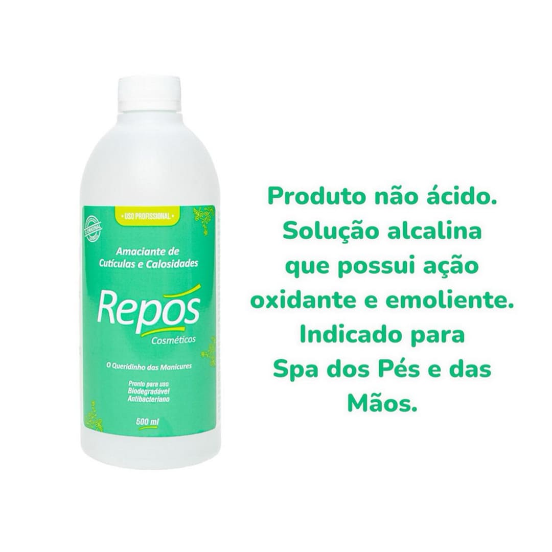 Amaciante Cutículas e Calosidades Repos 500ml