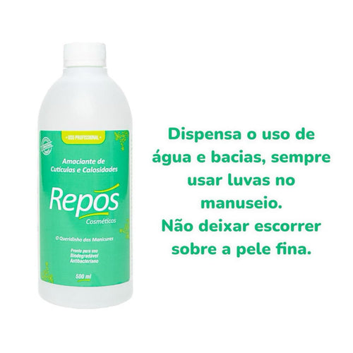 Amaciante Cutículas e Calosidades Repos 500ml