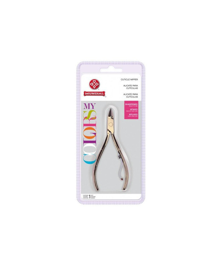 ALICATE MUNDIAL 577 COLORIDO (afiado Manualmente + mola silicone)