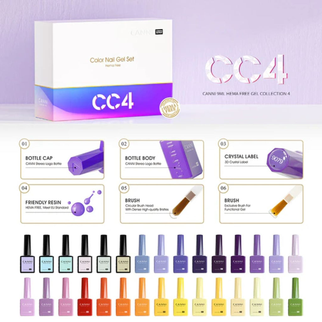 Color Nail CC1, CC2, CC3, CC4, CC5, CC6 30pcs (LIVRE TPO)