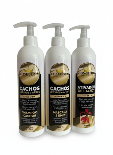 6 Kit Só Cachos Conceitos