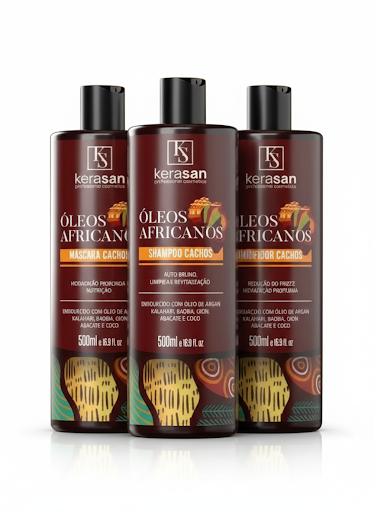 Kit Cacho Óleos Africanos