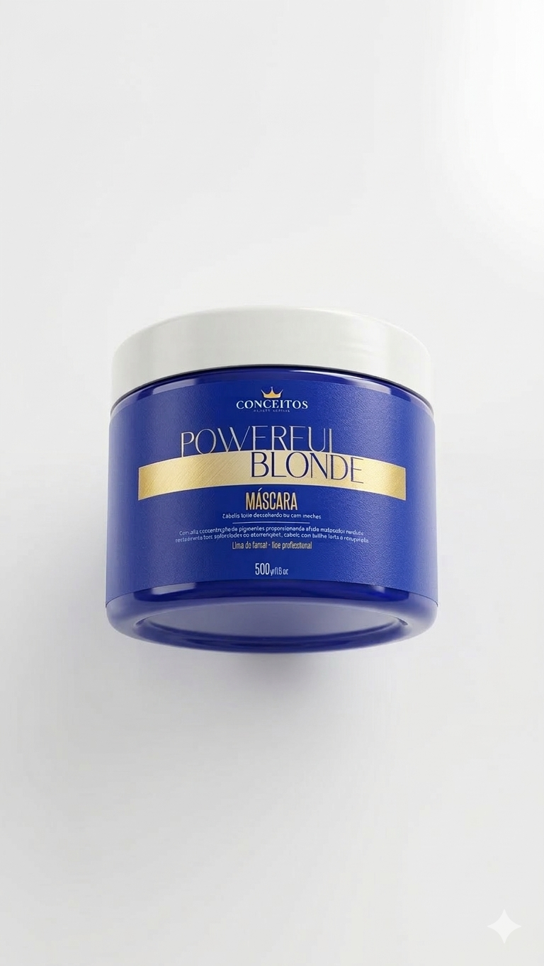 Máscara Powerful Blonde - Tratamento Intensivo para Cabelos Loiros
