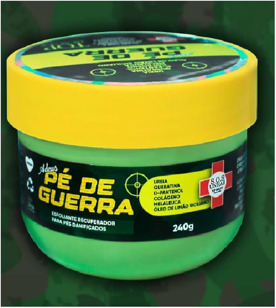 ESFOLIANTE PÉ DE GUERRA
