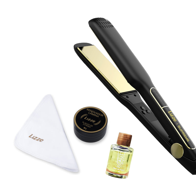 Kit Lizze Supreme 252°C + 1 Óleo Beauty impressive + 1 Cera Renovadora de lâminas + 1 Pano Especial