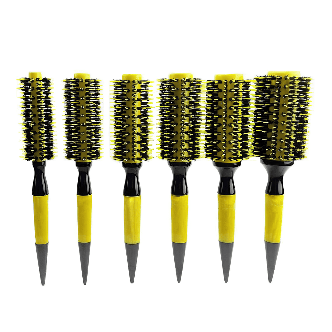 Kit com 6 Escovas Evas Original do Brasil (cerdas de javali)