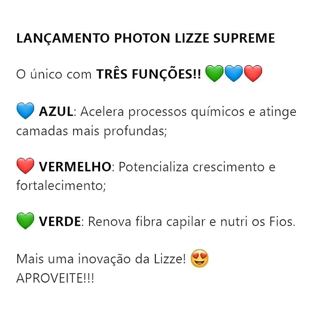 Photon Lizze Supreme 3 Luzes