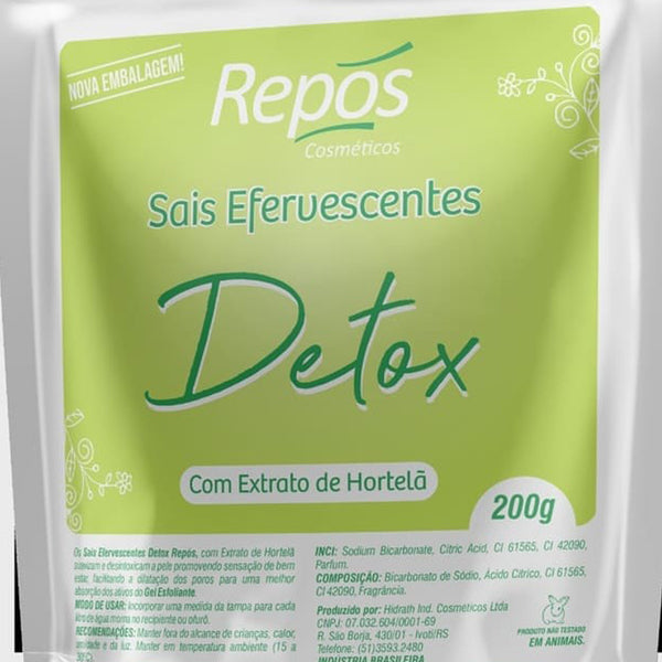 Sais Efervescentes Detox com Hortelã