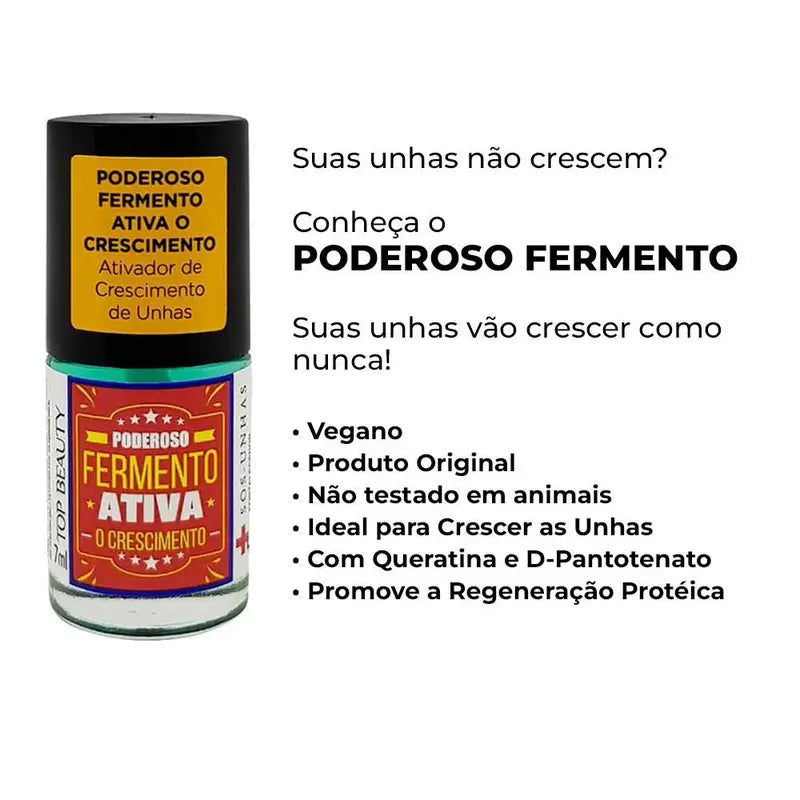 Poderoso fermento ativa