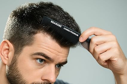 Pente de cabelo -  Beardbe - Pente de carbono premium