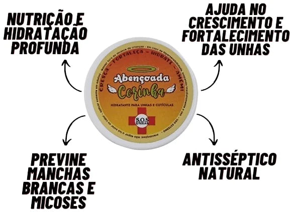 Abençoada Cerinha - Hidratante para unhas e cutículas (6g)