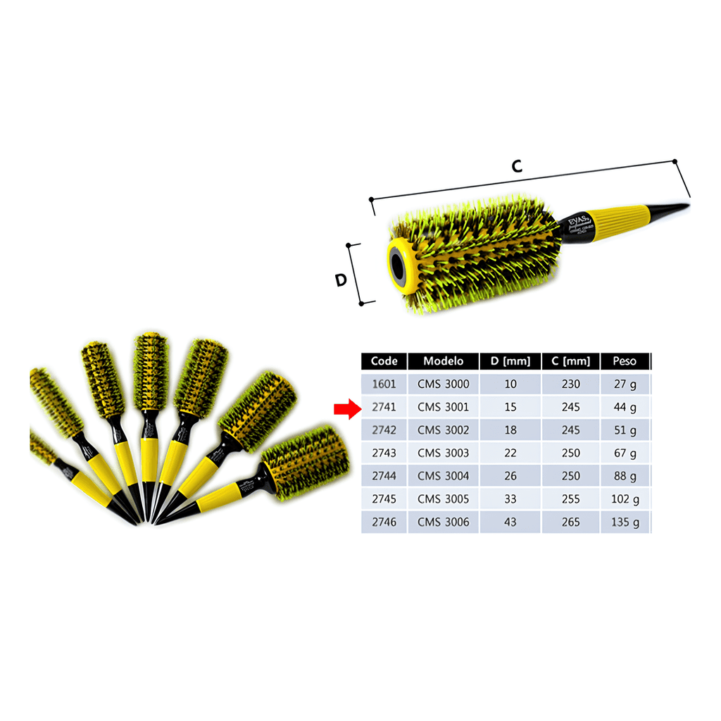 Escova Evas CMS-3001 15mm