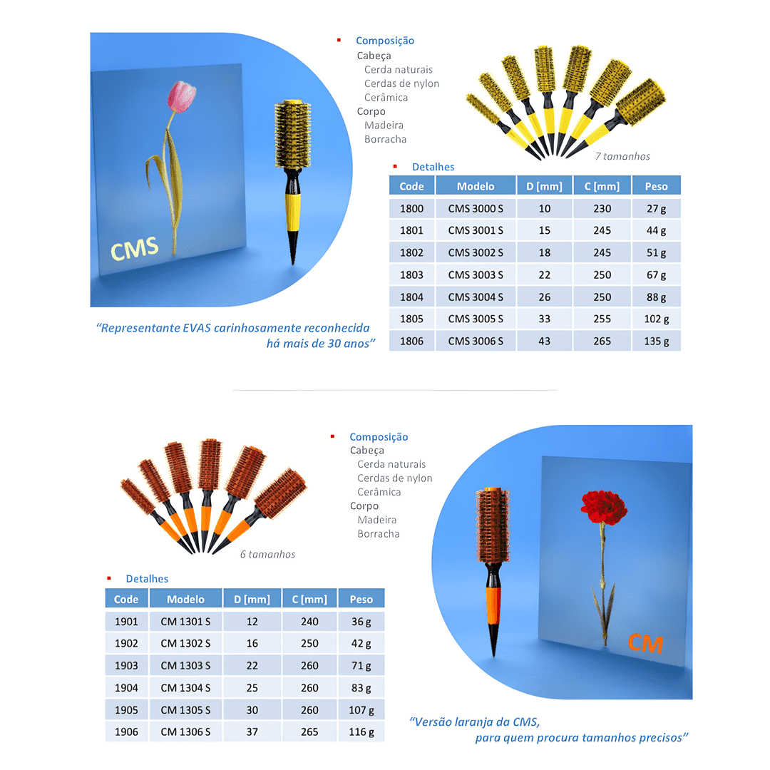 Escova Evas CMS-3006 43mm