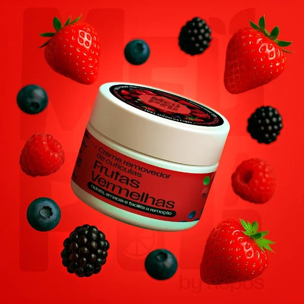 Removedor de cutícula - O meu Pomar - FRUTOS VERMELHOS - 120g
