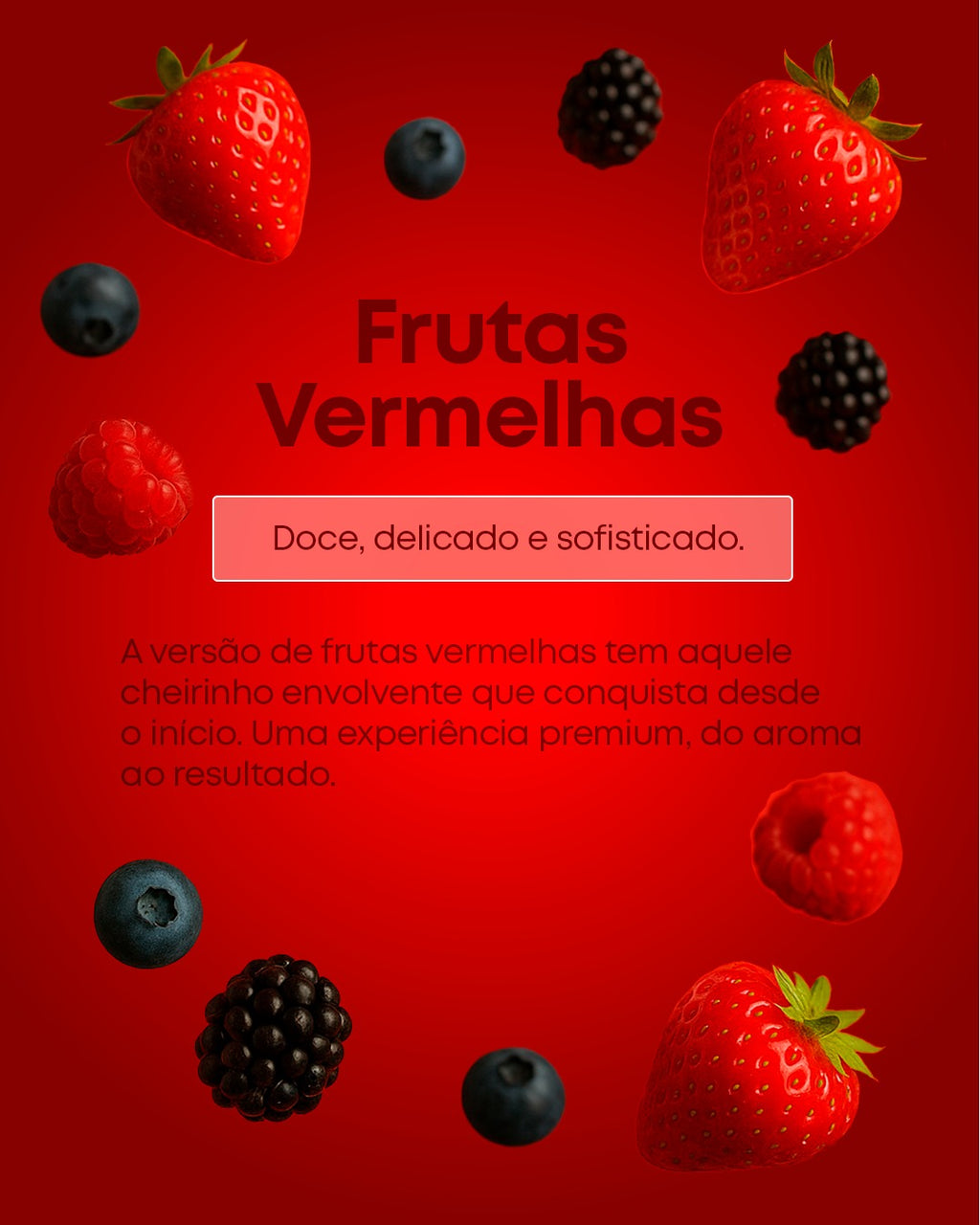 Removedor de cutícula - O meu Pomar - FRUTOS VERMELHOS - 120g