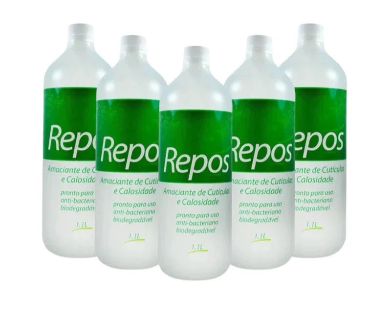 Amaciante Cuticulas Calosidade Liquido Repos 500ml - KIT 6 UNIDADES