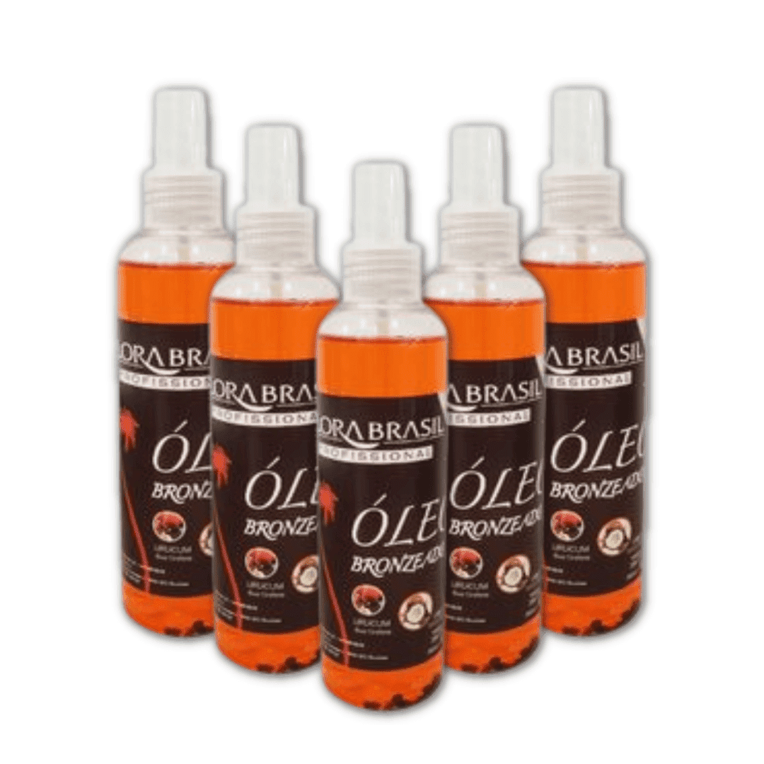 Óleo Bronzeador Urucum Coco - Kit com 25