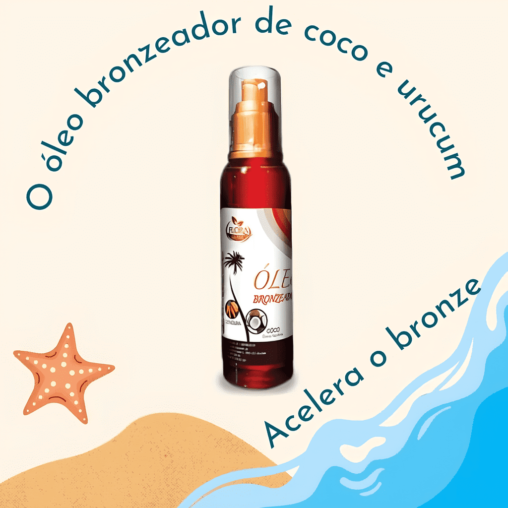 Óleo Bronzeador Urucum Coco - Kit com 25