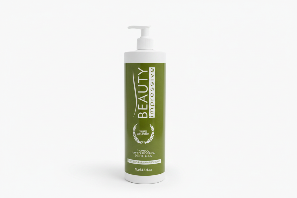 Packshot profissional do shampoo Beauty Impressive
