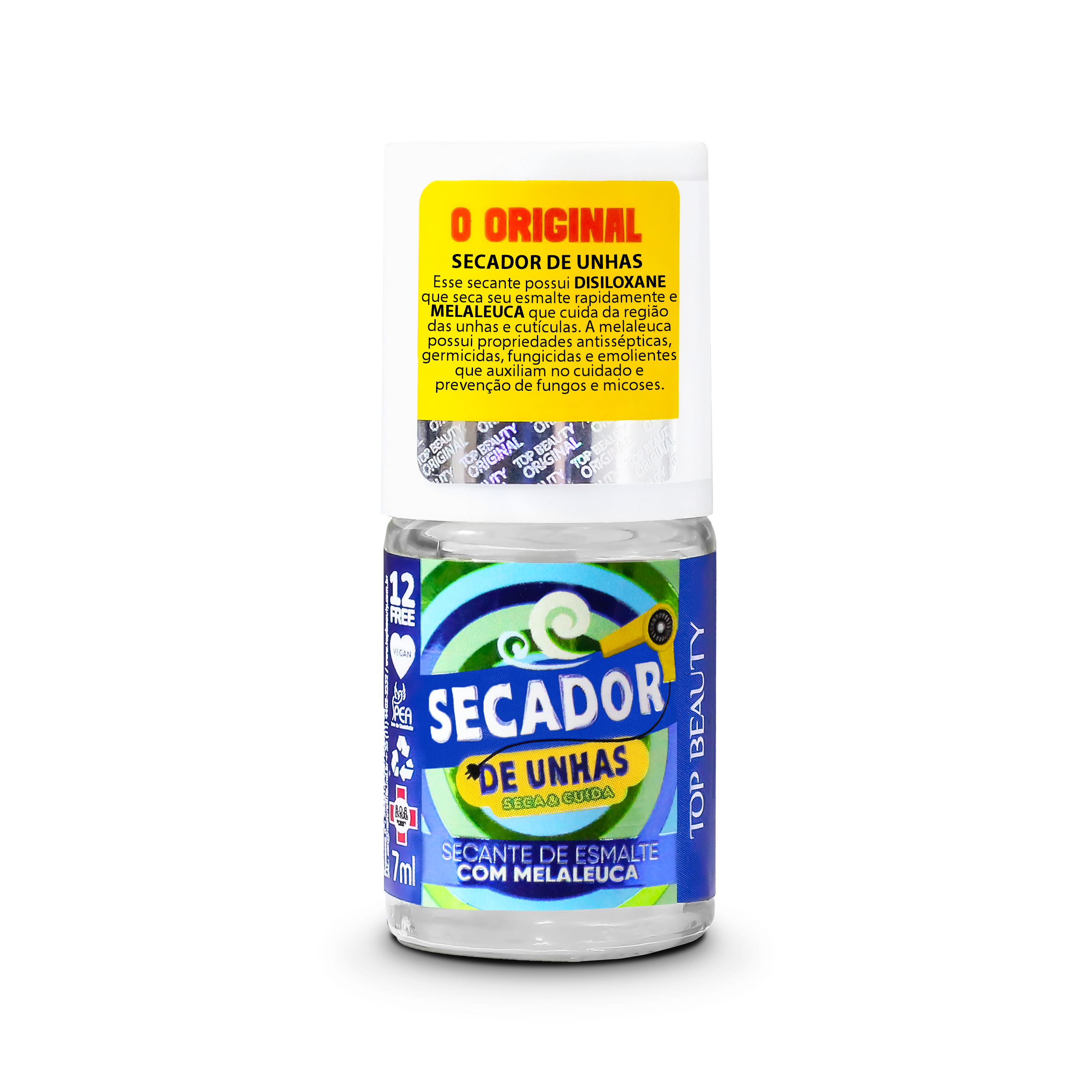 Secador de unhas - Secante de Verniz com Disiloxane e Melaleuca