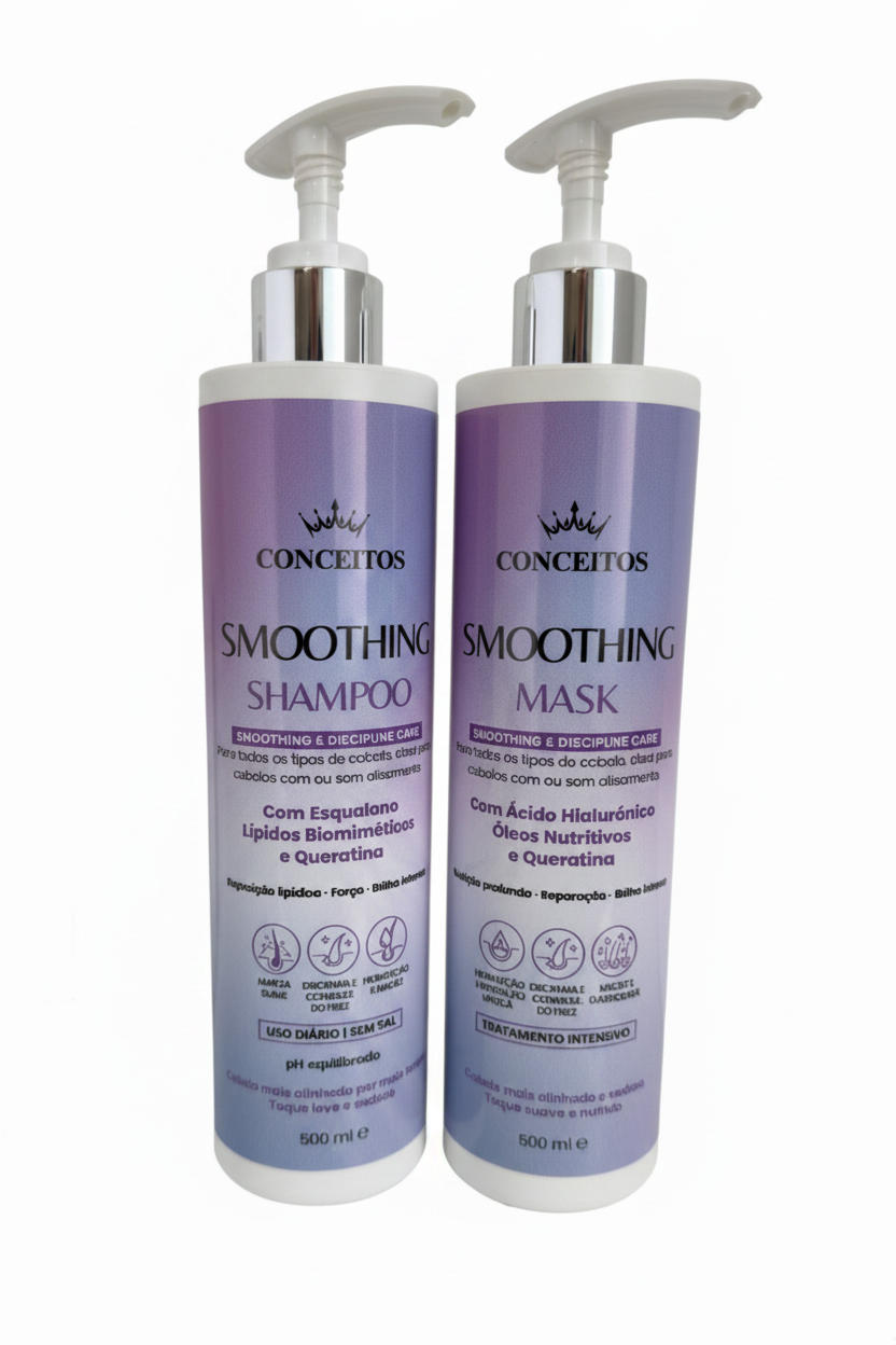 Smoothing Shampoo & Mask sem fundo